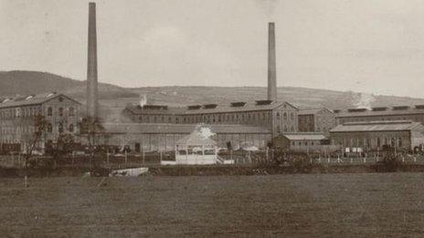 Mond nickel works in Clydach