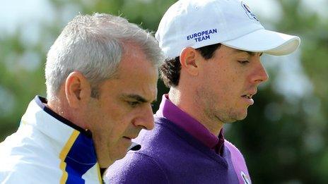 Paul McGinley hinted Rory McIlroy's position on competing at the Olympics 'changed' in the last 10 days