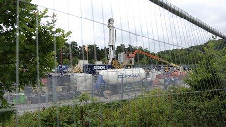 The Cuadrilla site at Balcombe