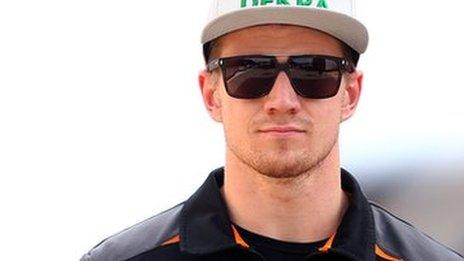 Force India driver Nico Hulkenberg