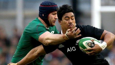 Sean O'Brien and Julian Savea