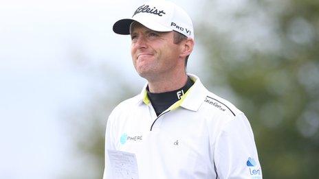 Michael Hoey carded a second round 70 but misses the cut at the Northern Ireland Open