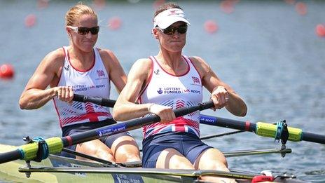 Helen Glover and Heather Stanning