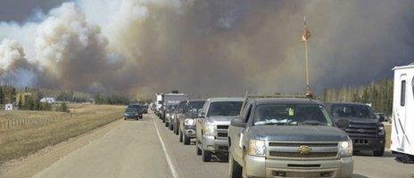 Fort McMurray evacuation, 3 May