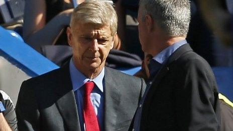 Arsene Wenger and Jose Mourinho