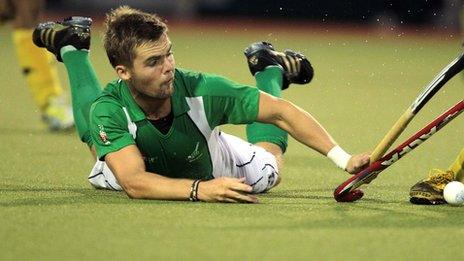 Alan Sothern scored a hat-trick for Ireland against China in Antwerp