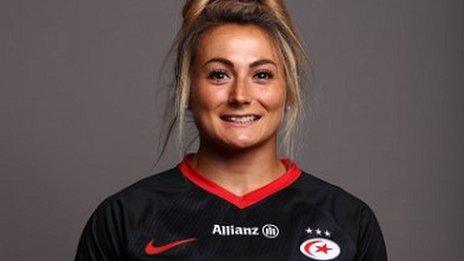 England and Saracens' Vicky Fleetwood