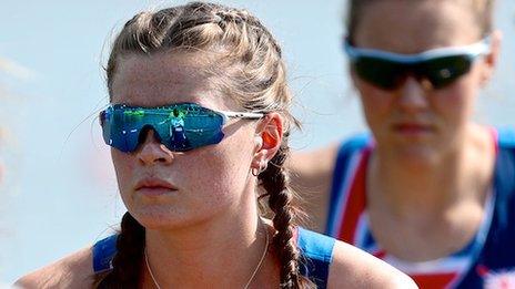 Rebecca Shorten is part of the GB women's eight team competing in Florida