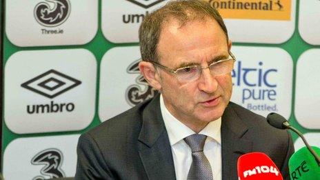 Republic of Ireland manager Martin O'Neill tells his players not to fear Germany