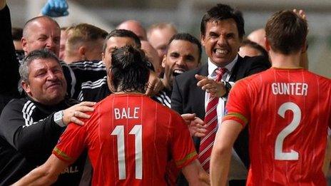 Wales celebrate