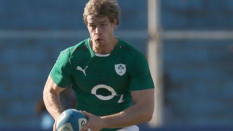 Fit-again Ulster wing Andrew Trimble is named in Ireland's World Cup training squad