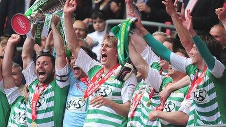 Yeovil beat Brentford in the 2013 League One play-off final