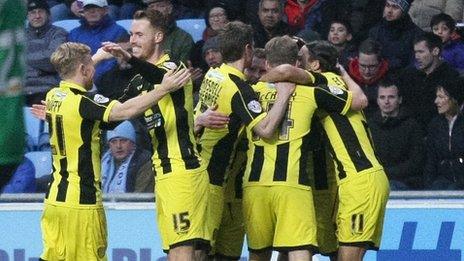 Burton celebrate