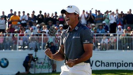 New world number one Jason Day after victory at the BMW Championship in Chicago.