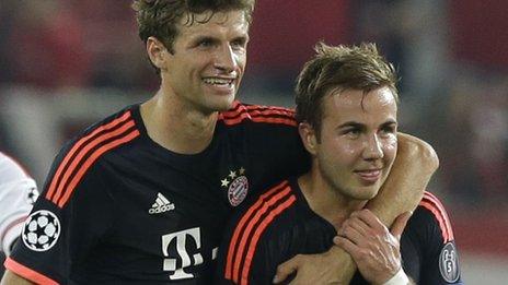 Thomas Muller and Mario Gotze