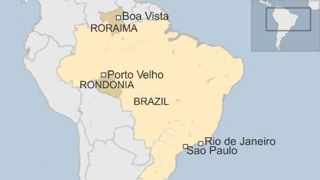 Map of Brazil