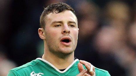 Ireland's Robbie Henshaw on his centre combination with Jared Payne