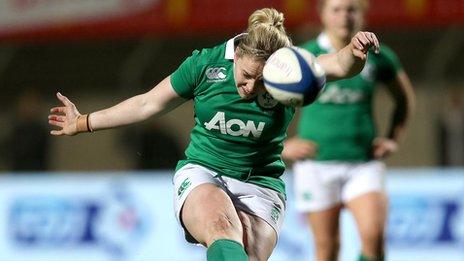 Niamh Briggs kicked two penalties for Ireland