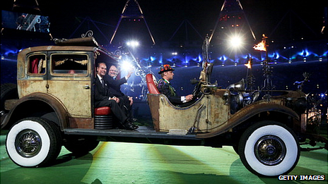 Prince Edward at the Paralympics closing ceremony