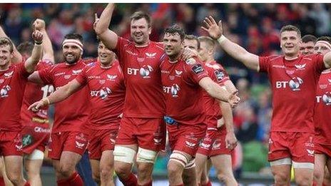 Scarlets celebration
