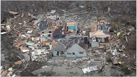 Bahamas devastation