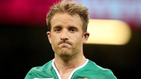 Ireland winger Luke Fitzgerald