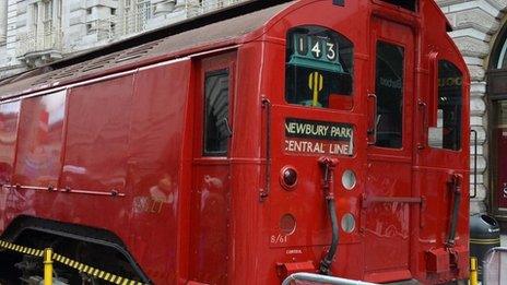 Old Tube train carriage