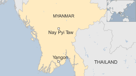 Myanmar map