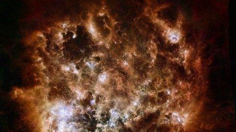 NASA captures forming star