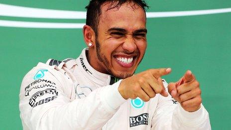 World champion Lewis Hamilton