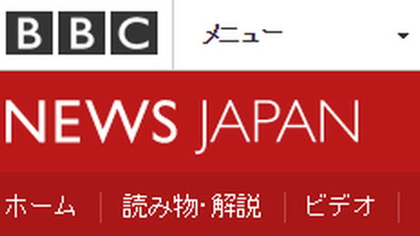 screen grab of Japanese language site