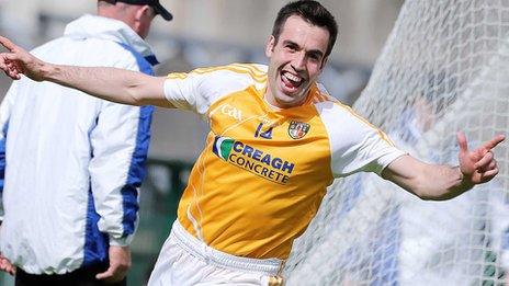 Antrim forward Kevin Niblock