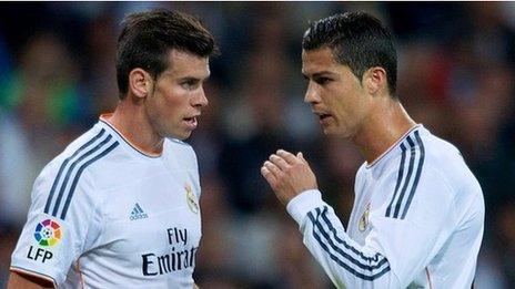 Gareth Bale and Cristiano Ronaldo