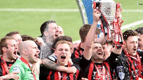 Crusaders retained the Irish Premiership for the first time in their history in April