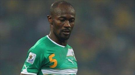 Ivory Coast and Trabzonspor's Didier Zokora