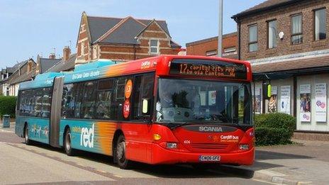 A Cardiff Bus