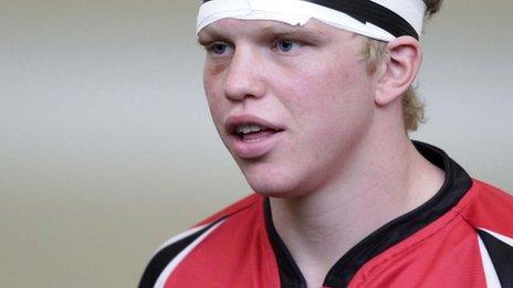 Nevin Spence played at centre for Ulster