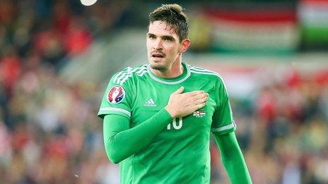 Kyle Lafferty has scored seven goals in Northern Ireland's Euro 2016 qualifying campaign