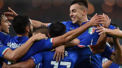 Italy celebrate