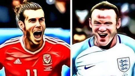 Gareth Bale & Wayne Rooney