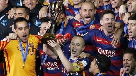 Barcelona celebrate