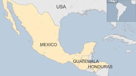 Map of Central America