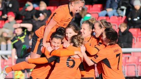 Glasgow City were far too strong for the depleted home side