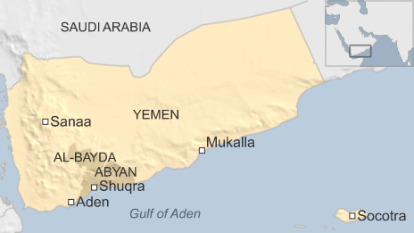 Map of Yemen