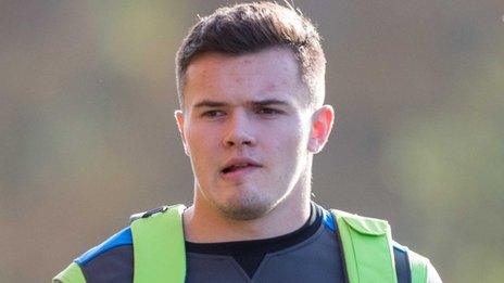 Jacob Stockdale will make his first Ireland appearance on home soil against South Africa on Saturday