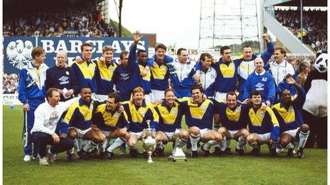 Leeds United team in 1992