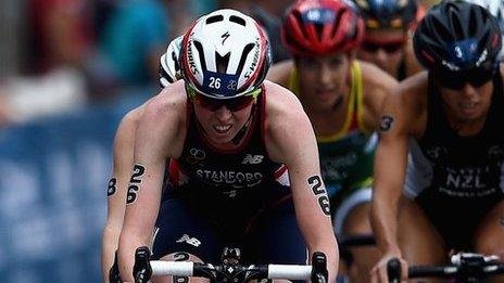 Non Stanford was the 2013 ITU Triathlon World Champion