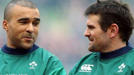 Simon Zebo and Jared Payne return to Ireland's backline for Saturday's Six Nations match against Italy in Dublin