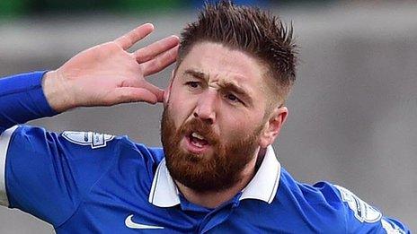 Mark Stafford scored Linfield's first goal