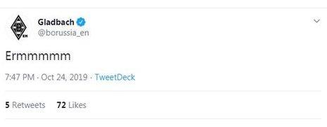 Borussia Monchengladbach realise the penalty shouldn't have been given